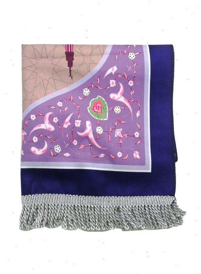 Prayer Carpet Mat Set for Kids, Foldable Muslim Prayer Rug With Rosary, Tasbeeh Counter and Other, Islamic Pattern, Soft Padded Islamic Prayer Mat, Muslim Gift for Ramadan - Image 4